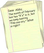 Letter to Dear Abby