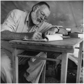 Novelist Ernest Hemingway was born on this day in 1899.