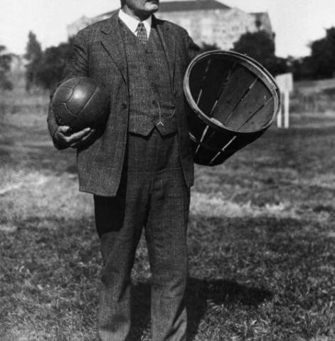 James Naismith, inventor of the game of basketball, was born in 1861.