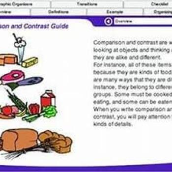 how to write a good compare and contrast paragraph